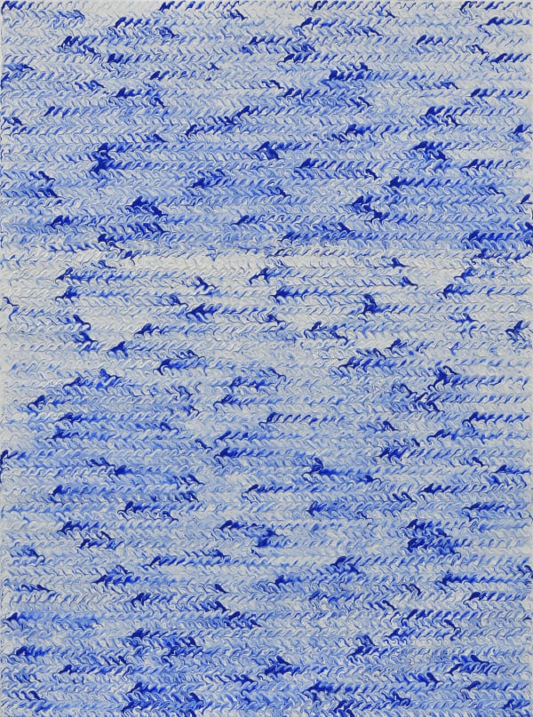 Nobuaki Takekawa Wave Drawing, 2021 Oil on canvas 130.3 x 97 cm