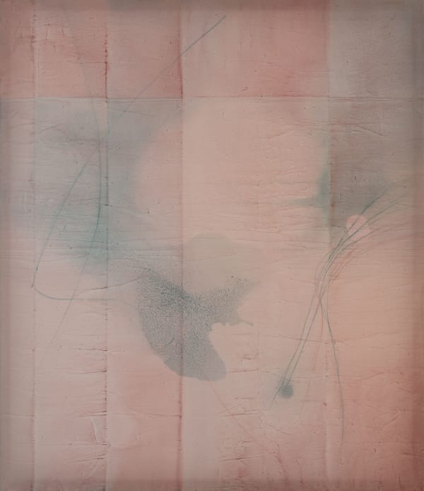 Guo-Liang Tan Opening Sequence II, 2024 Acrylic on aeronautical fabric, wood 150 x 130 cm