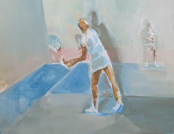 Hilmi Johandi Tennis Court, 2020 Oil on linen 59.2 x 74 cm
