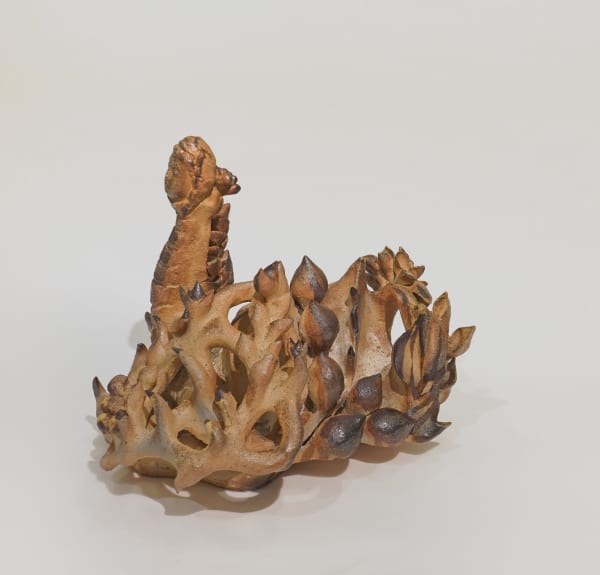 Soe Yu Nwe Nuwa x Mountain, 2025 Wood fired stoneware 27 x 33 x 25 cm