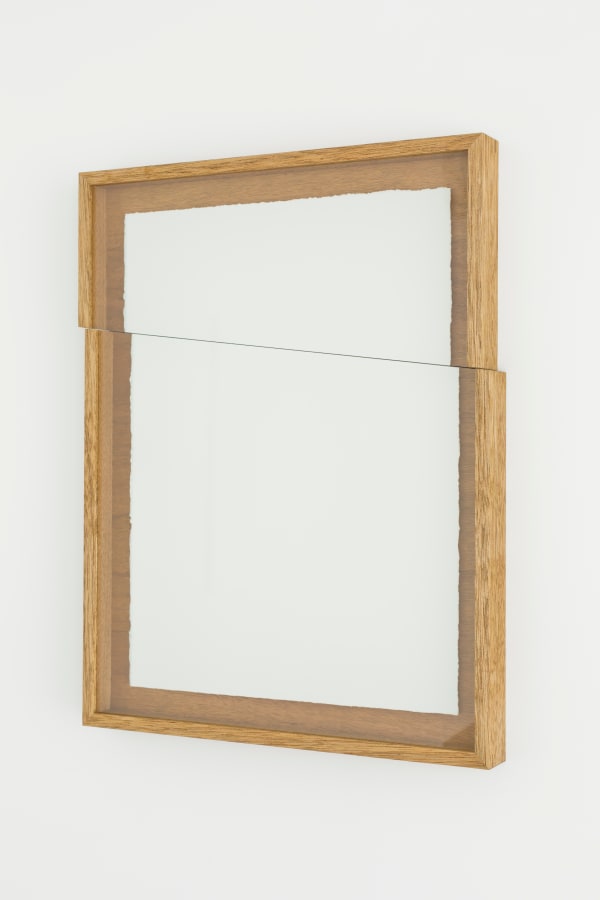 Tsuyoshi Hisakado Untitled (self-portrait #4), 2022 Acrylic board, varnish, lauan wood 62 x 49 x 4.8 cm
