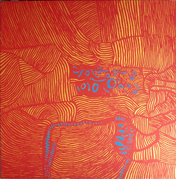 Yayoi Kusama A BLUE SONG, 2012 Acrylic on canvas 162 x 162 cm