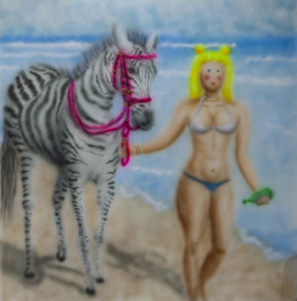 ¥ouada The Tropics is Suitable for Walking, 2019 Acrylic on canvas 150 x 150 cm