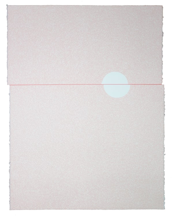Tsuyoshi Hisakado crossfades #4 / collapse xvii (sunset), 2020 Silkscreen, ink on paper 76.5 x 56 cm