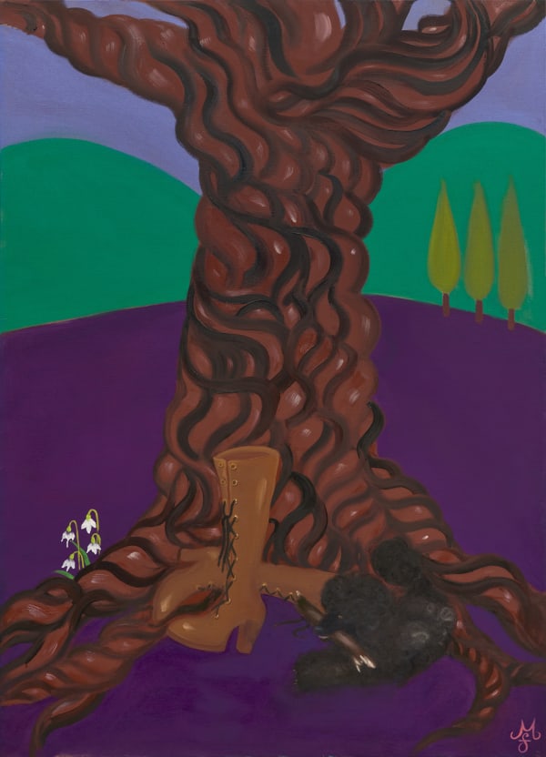 Maria Farrar Snowdrops, 2020 Oil on linen 180 x 130 cm