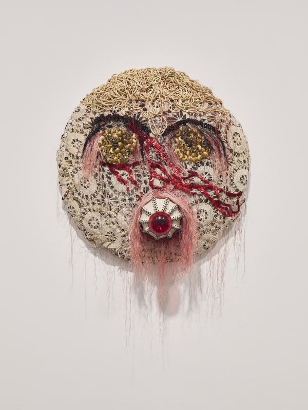 Rina Banerjee I can cry me a river, so call me the Red Sea, tell me of my Yellow River where all rivers can meet and then we will be one in Oceans made sweet., 2023 Mixed media 72 x 49.5 x 19.5 cm