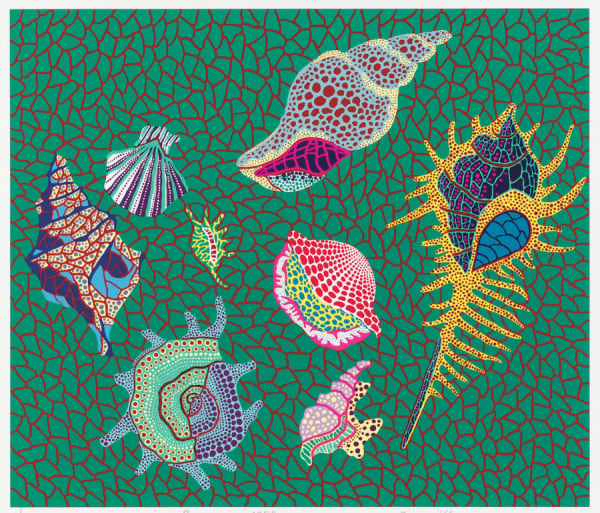 Yayoi Kusama Shellfish, 1989 Screenprint Image: 45.4 x 52.8 cm Paper: 53.5 x 61 cm edition 94 of 100