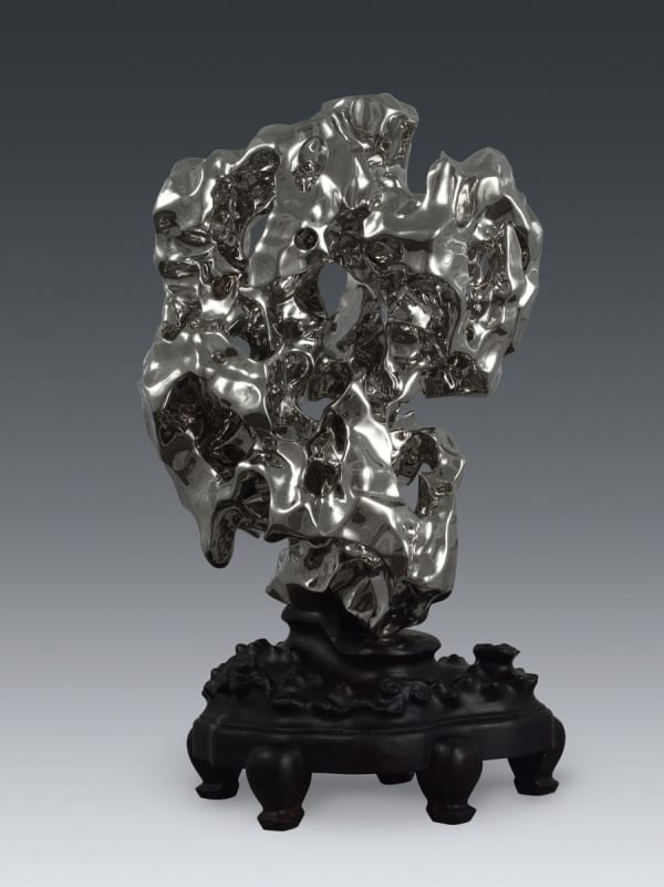 Zhan Wang Artificial Rock No. 95, 2008 Stainless steel 30 x 43 x 64 cm