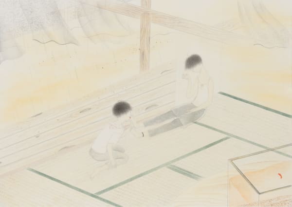 Tomoko Kashiki Reasoning Mudra, 2023 Pencil, coloured pencil on paper 19.7 x 27.8 cm