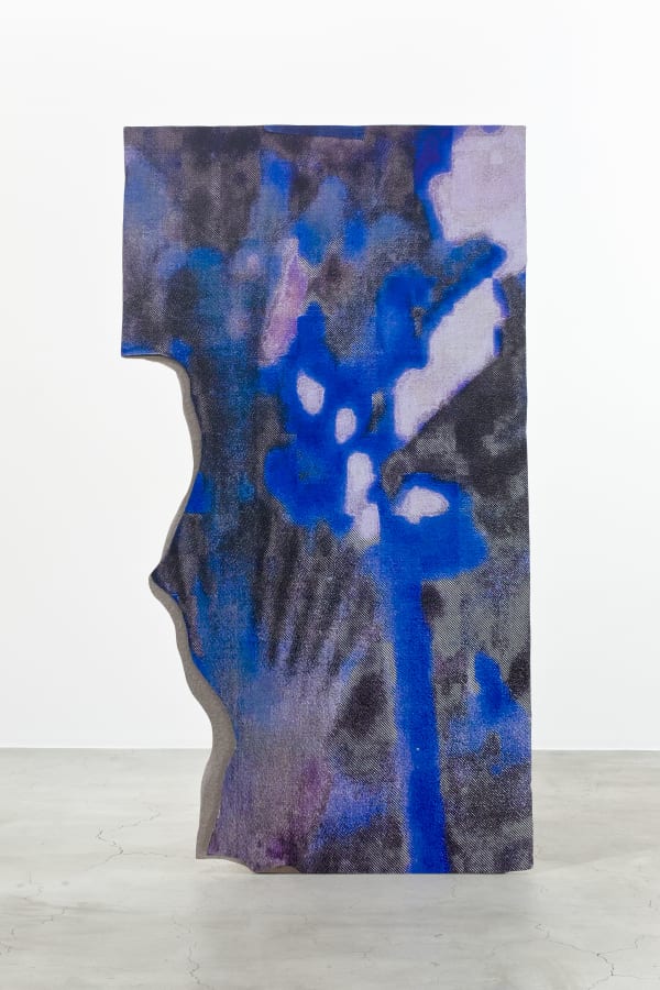 Hilmi Johandi Landscapes & Paradise: Attractions and Sceneries, 2020 Digital print on vinyl sticker mounted on wood, sandbag 150 x 84 x 58 cm