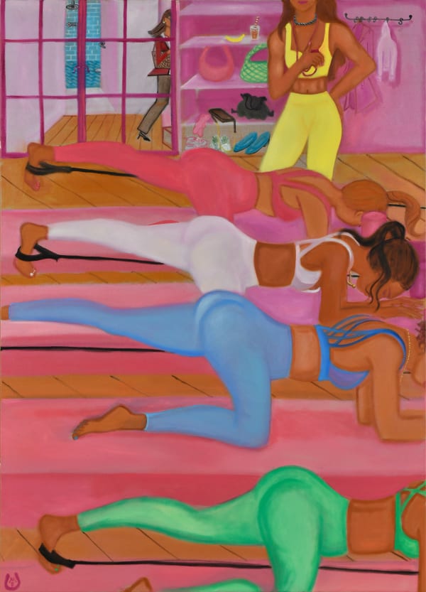 Maria Farrar LOVE.MAGIC.JOY.FEMINISM, 2025 Oil on linen 180 x 130 cm