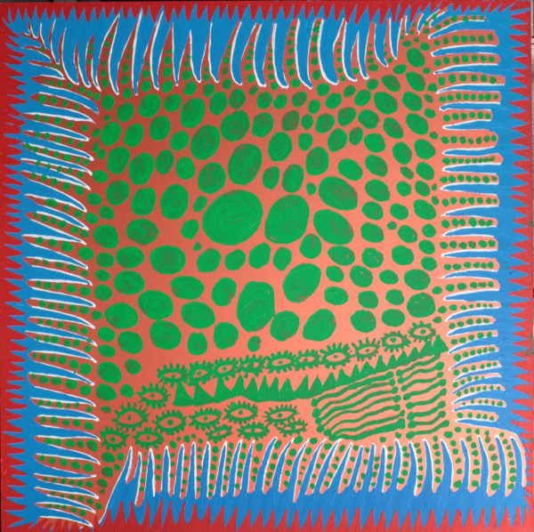 Yayoi Kusama GREEN-STARDUST, 2012 Acrylic on canvas 162 x 162 cm