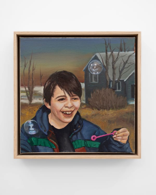 Erica Eyres, Tom Blowing Bubbles, 2023