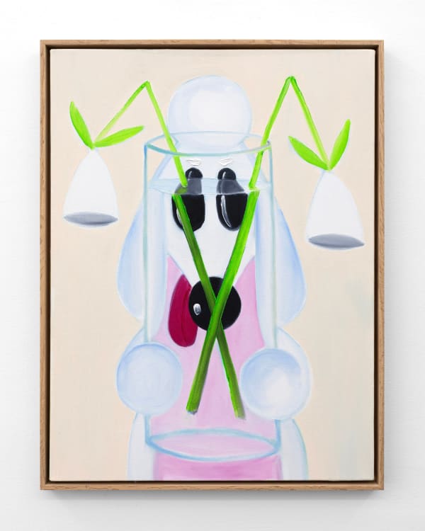 Keith Boadwee, White On White Poodle, 2021