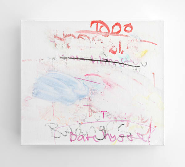 Julie Koldby, To-do painting 3 (Bare hygge), 2025