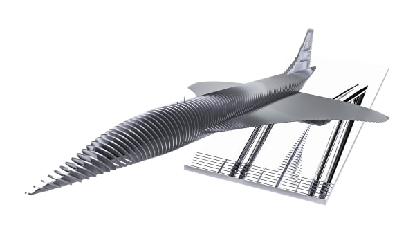 Antoine Dufilho, Airbus - Concorde - Raw Metal, ca. 2021
