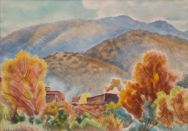 Barbara Latham, Autumn in Talpa, New Mexico, c. 1933/34