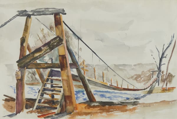 Jozef Bakos, The Bridge at Embudo