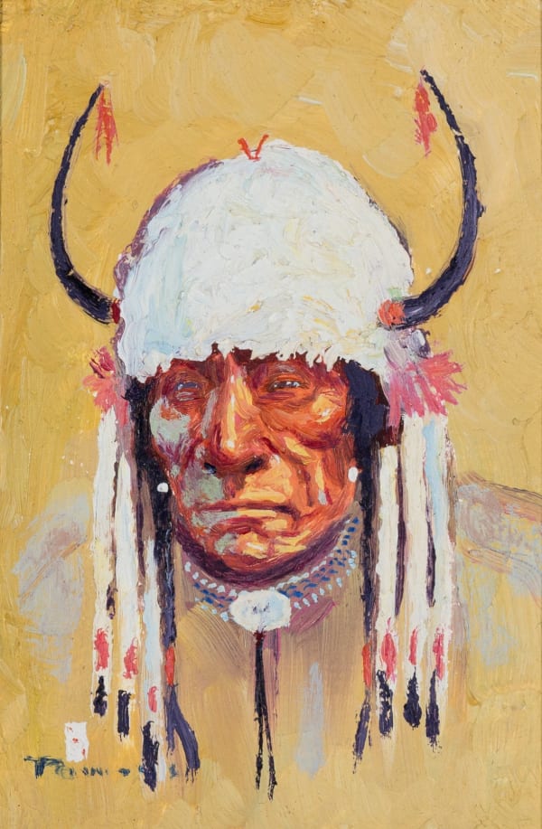 (Asa Lynn) Ace Powell, Indian Head Portrait