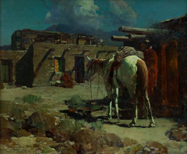 Frank Tenney Johnson Night in Hopi Land, d. 1939 25 x 30 inches