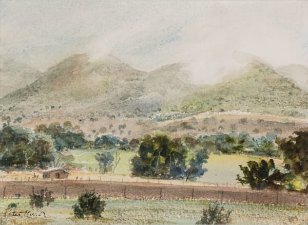 Peter Hurd Hondo Valley, d. 1960 5 1/4 x 7 1/4 inches