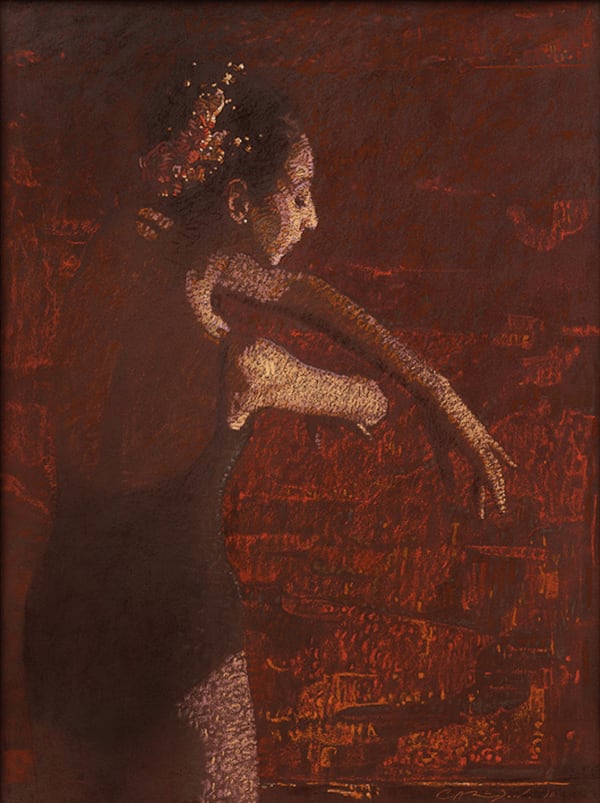 George Carlson Spring Air, d. 1998 29 3/4 x 22 1/4 inches