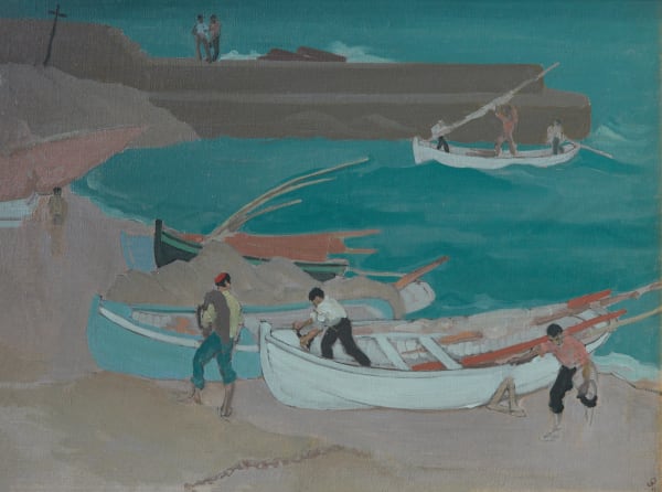 William Penhallow Henderson, Sardine Fisherman - San Juan de Luz, c. 1911