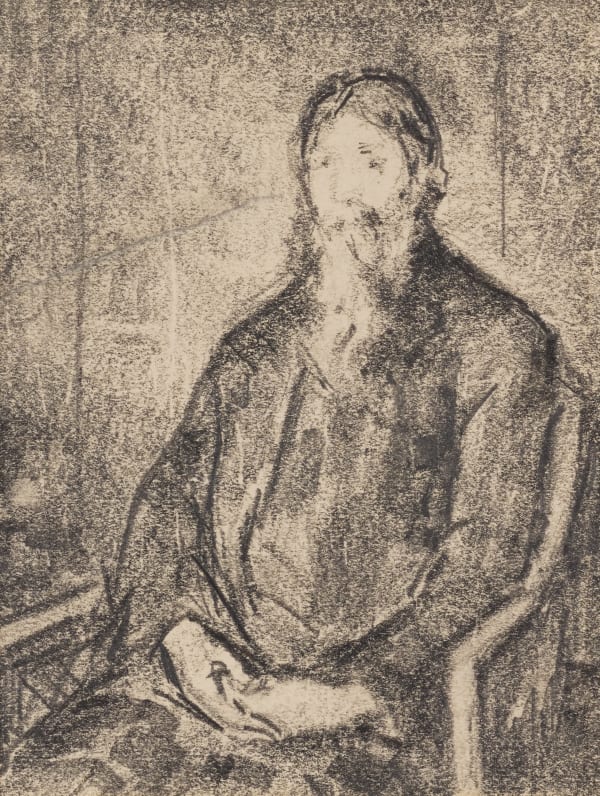 William Penhallow Henderson, Study for "Portrait of Rabindranath Tagore", c. 1913