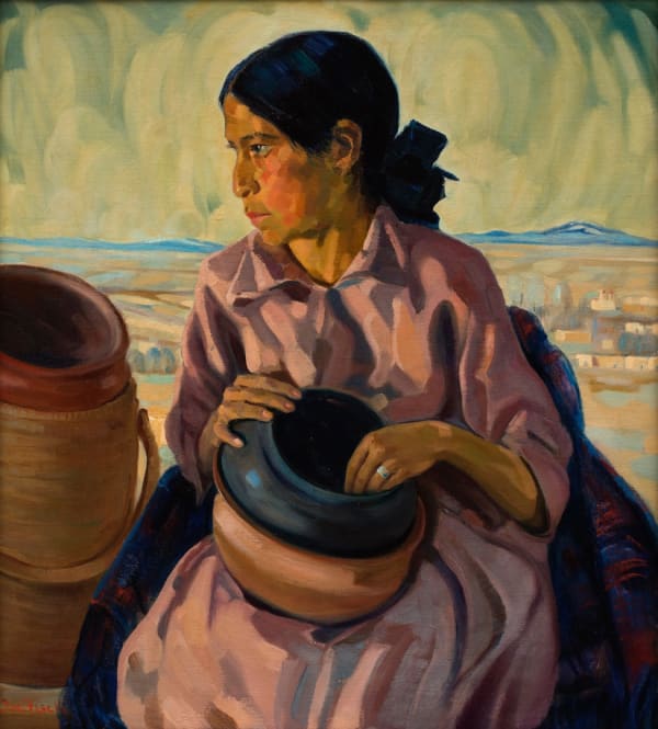 Joseph Fleck, Pottery Girl, d. 1929