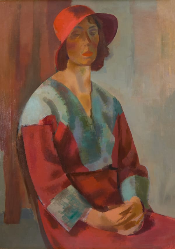 Willard Nash, Emily in a Red Cloche, c. 1927