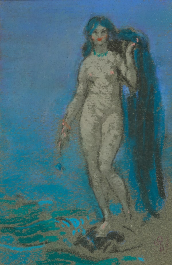 William Penhallow Henderson, Nude with Coral Bracelet I, c. 1916