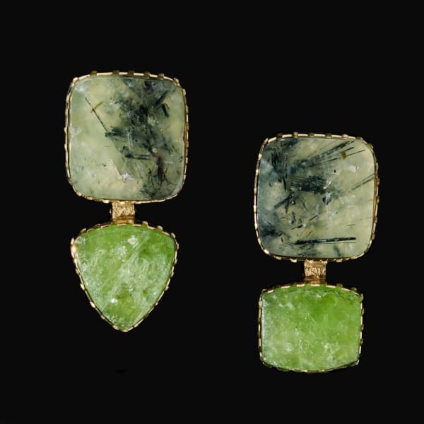 Yazzie Johnson and Gail Bird - Earrings, d. 2025