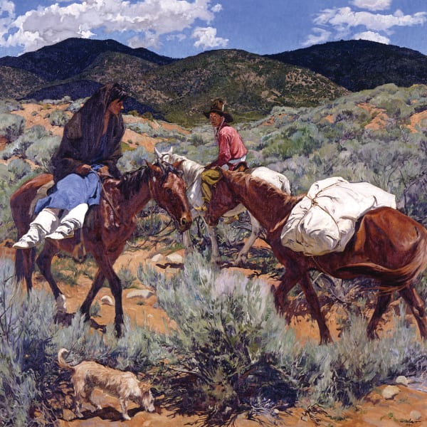 Walter Ufer June Morning, c. 1920 50 x 50 inches