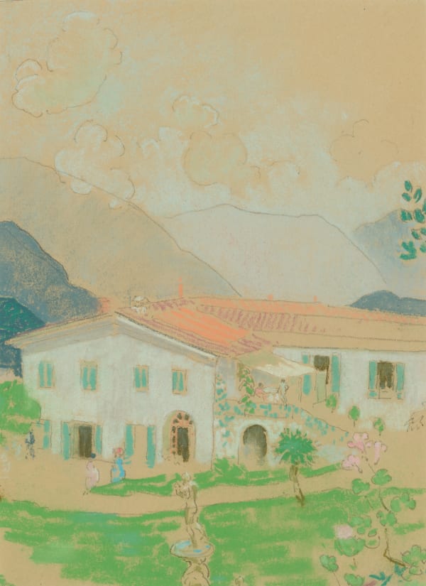 William Penhallow Henderson, The Villa Serbelloni, Bellagio, Italy, d. 1910