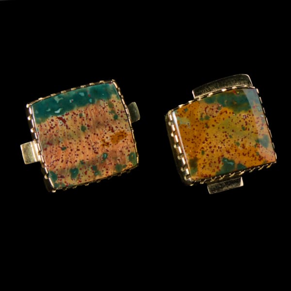 Yazzie Johnson and Gail Bird, Earrings, d. 2025