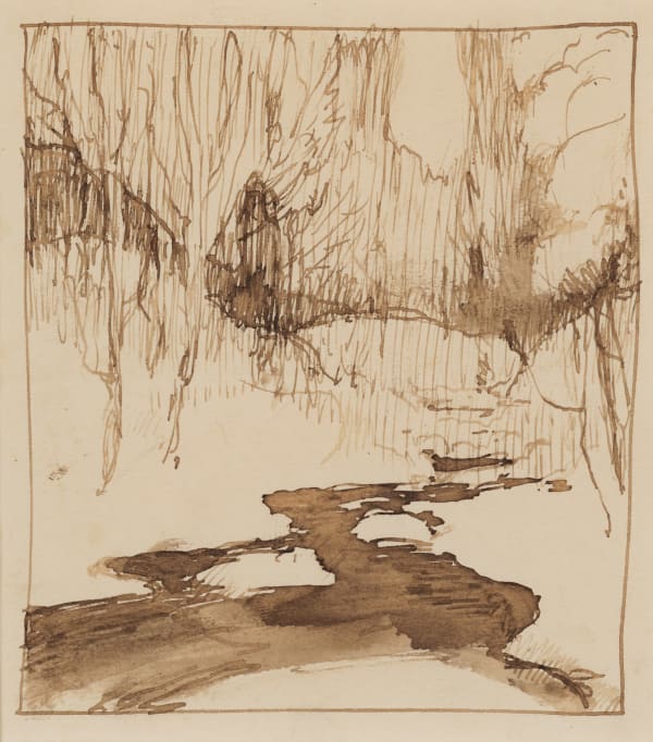 William Penhallow Henderson, Snowy Glade - Lake Michigan, c. 1910