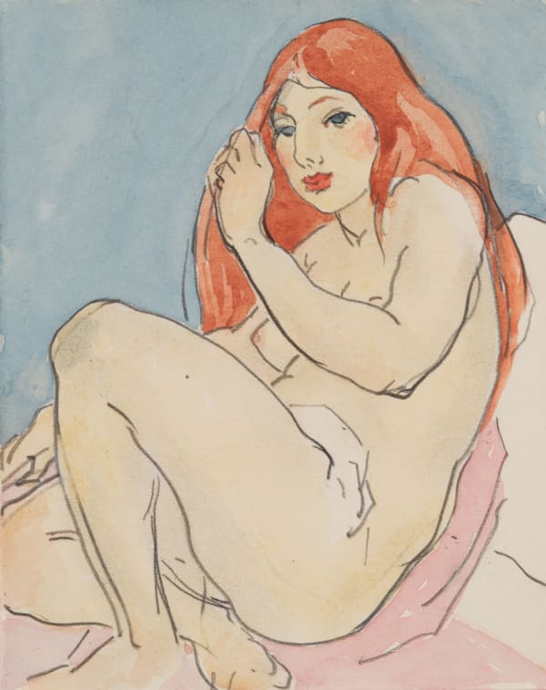 William Penhallow Henderson, Red-headed Nude, c. 1918