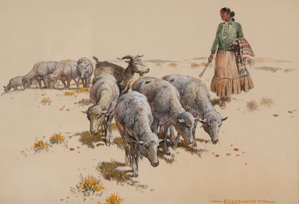 Nick Eggenhofer, Navajo Sheep