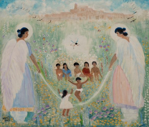 Dorothy Brett, Angels of Taos Pueblo, d. 1969