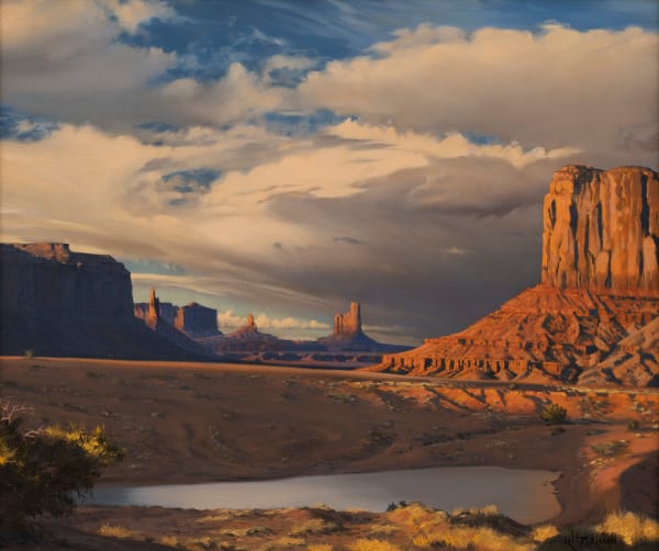 Robert C(lifford) Rishell Monument Valley, c. 1950 20 x 24 inches