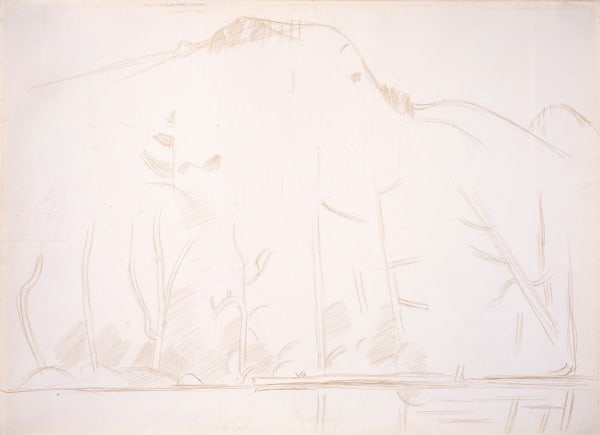 Marsden Hartley - Hills by a Lake #2, d. 1990