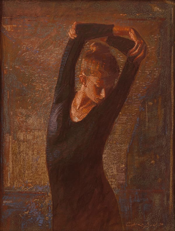 George Carlson Musings of the Dancer, d. 1998 24 x 18 3/4 inches