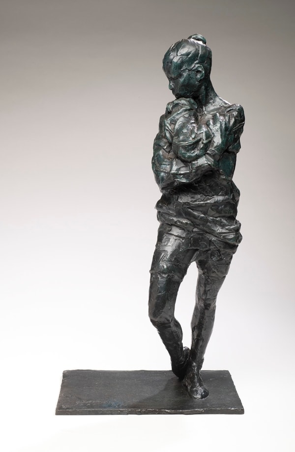 George Carlson In Reflection, d. 1991 21 1/2 h x 11 w x 7 d inches