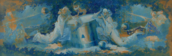 Everett Shinn - Study for a Mural