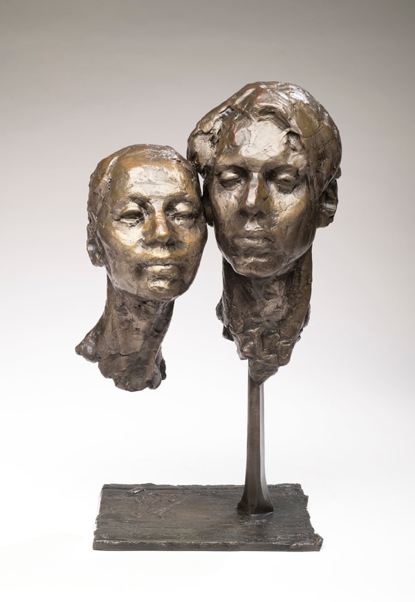 George Carlson Les Biches, d. 1991 17 h x 10 w x 7 1/2 d inches