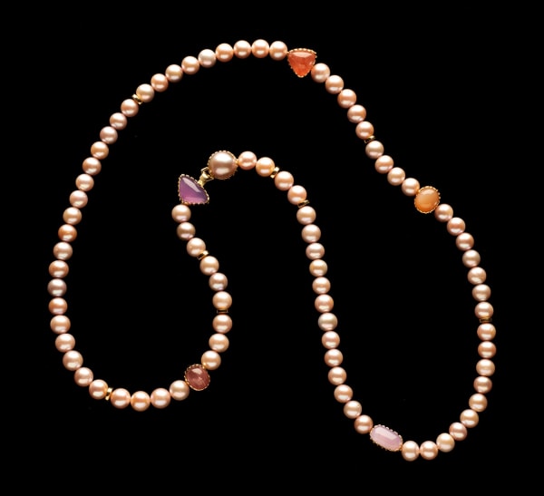 Yazzie Johnson and Gail Bird Necklace, 2024 Drop Length 18 inches