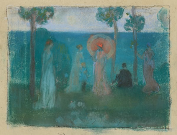 William Penhallow Henderson, A Summer's Evening - Lake Michigan, c. 1909