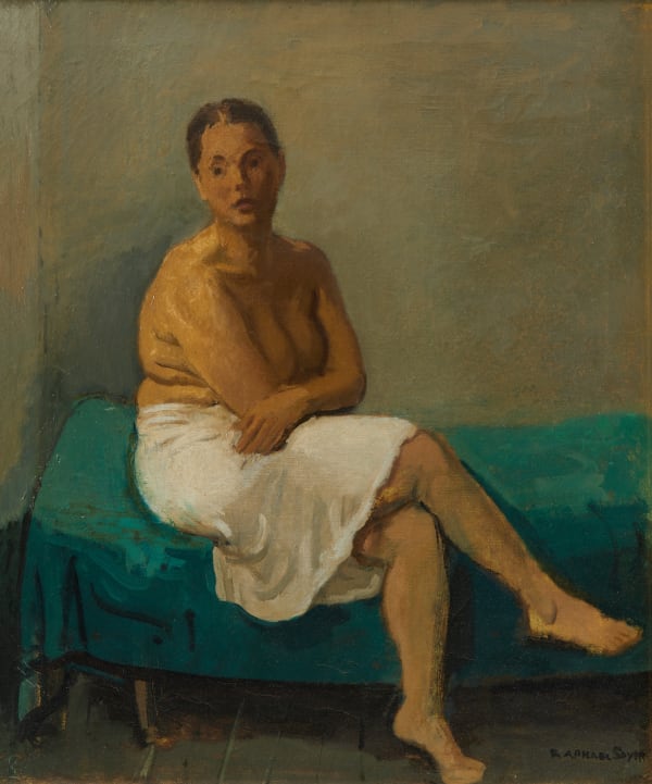 Raphael Soyer - Seated Model, c. mid 1950s