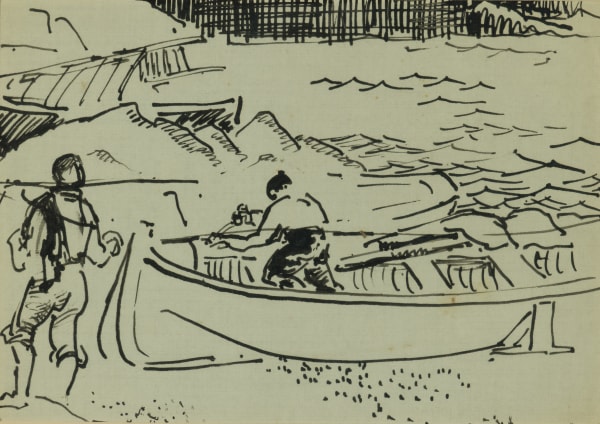 William Penhallow Henderson, Sardine Fisherman, San Juan de Luz, d. 1911