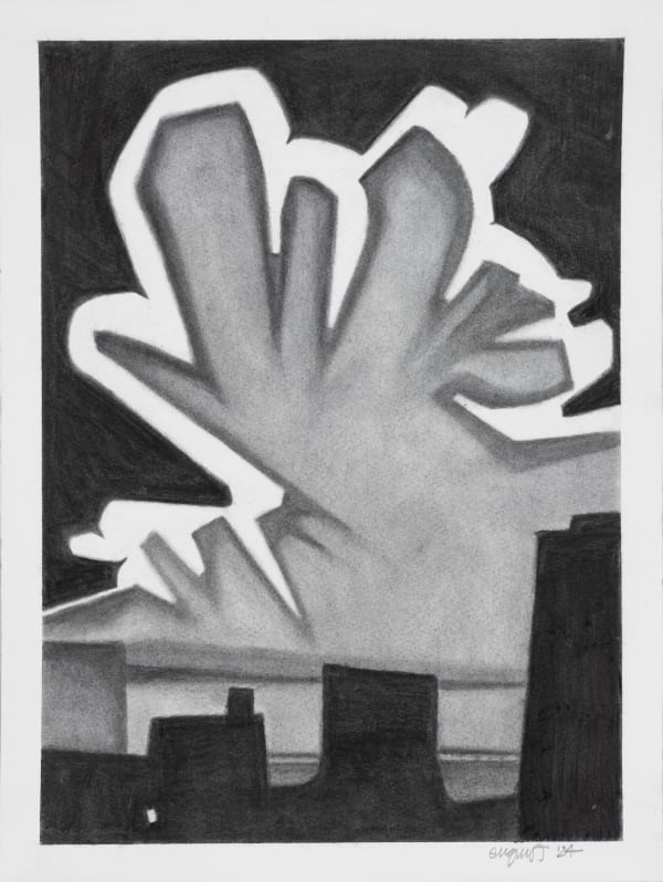 Philip Enquist, Summer Thunderstorm - Downtown Chicago, d. 2024